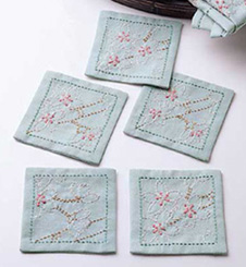 SK-0162 Sashiko Coaster kit